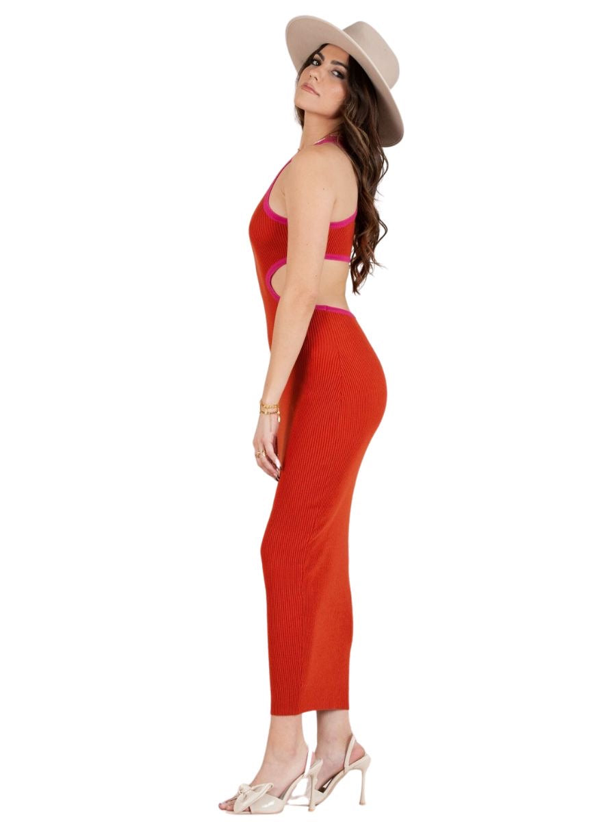 Women’s Ribbed Knit Sweater Dress