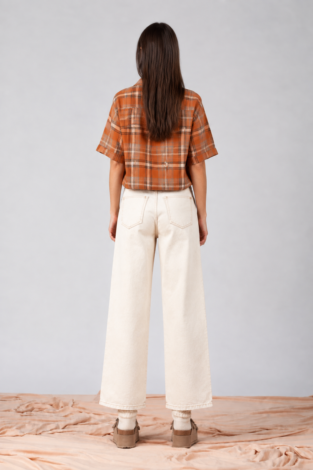 Women’s Plaid Rayon Tunic