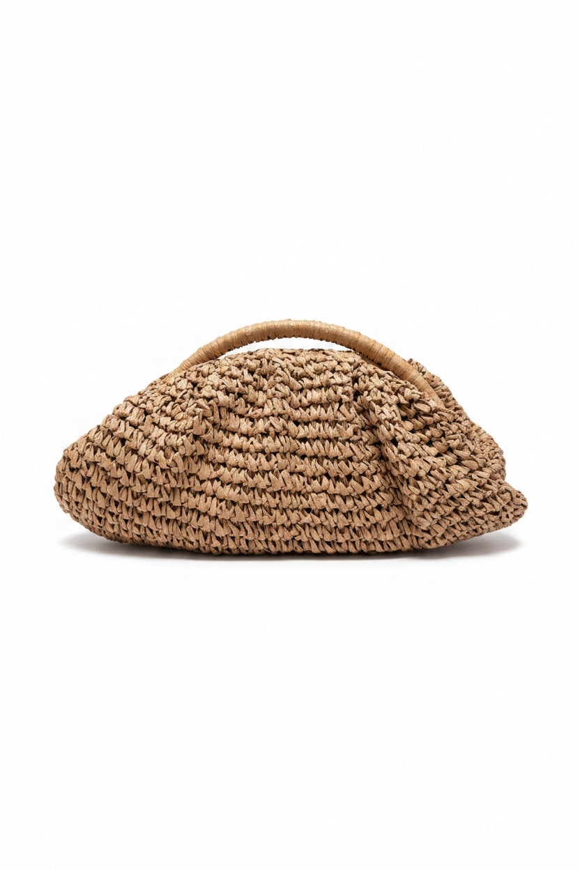 Women’s Straw Pouch Clutch