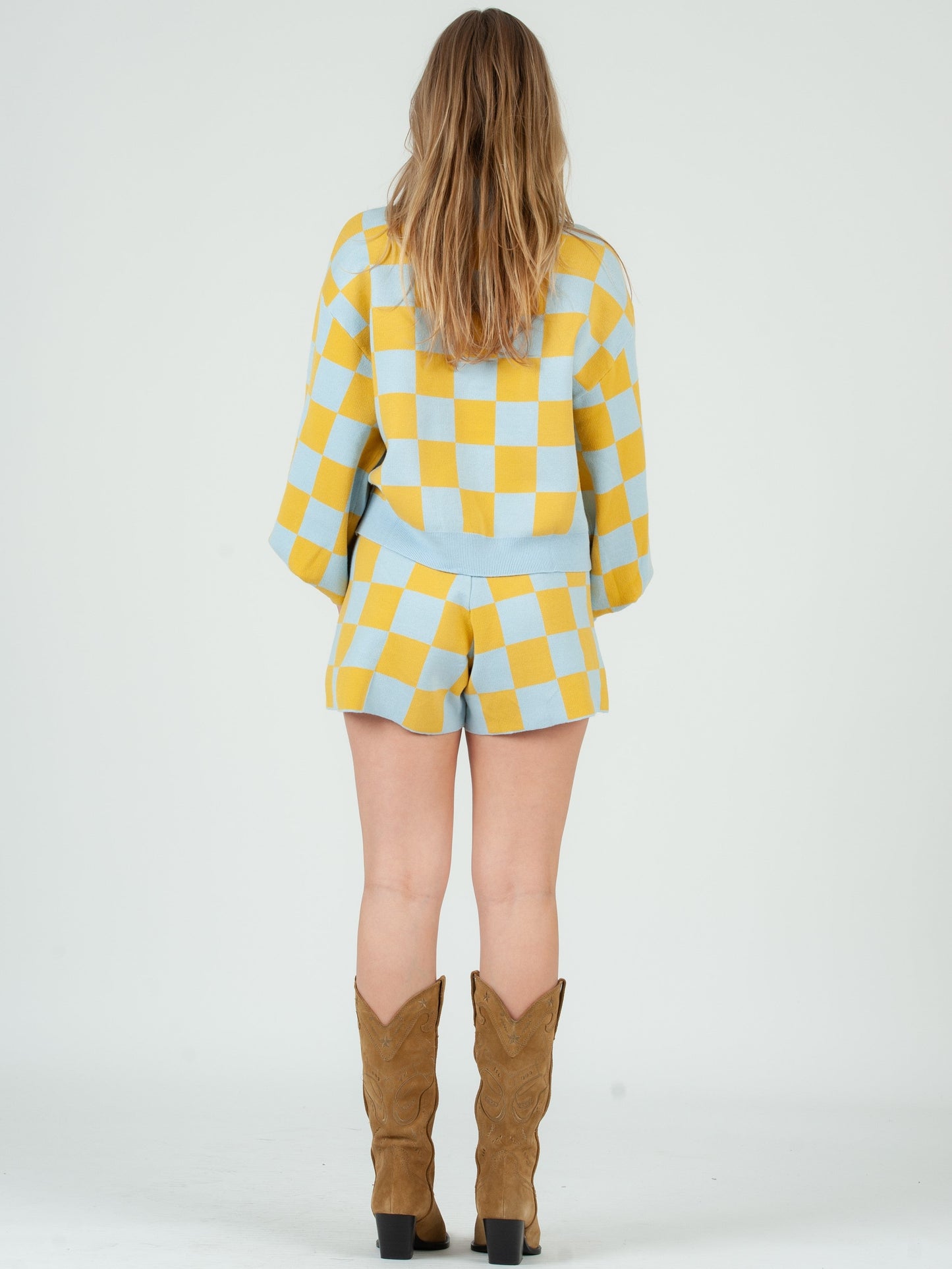 Women’s Checkered Sweater