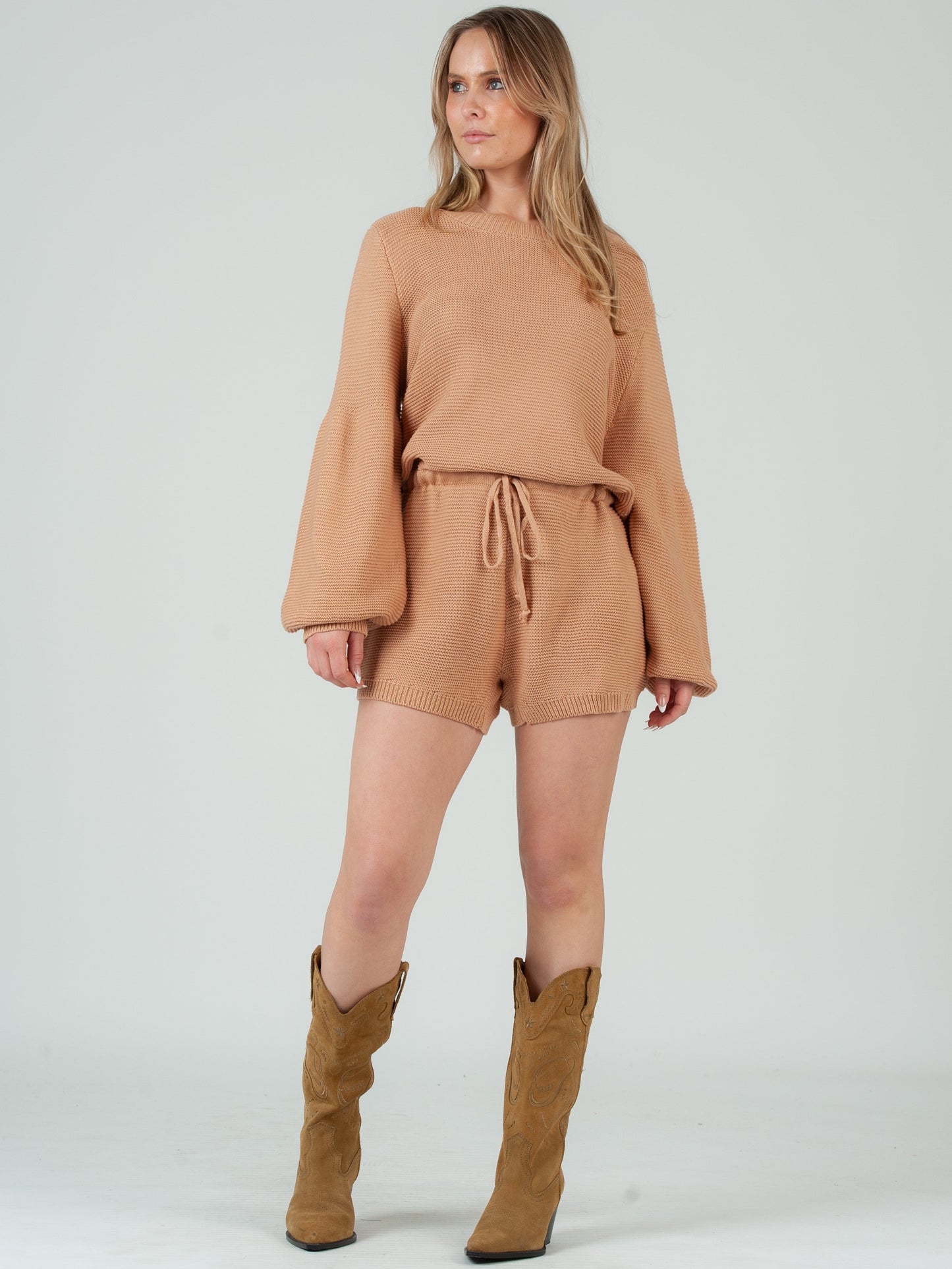 Women’s Light weave Knit Sweater Romper