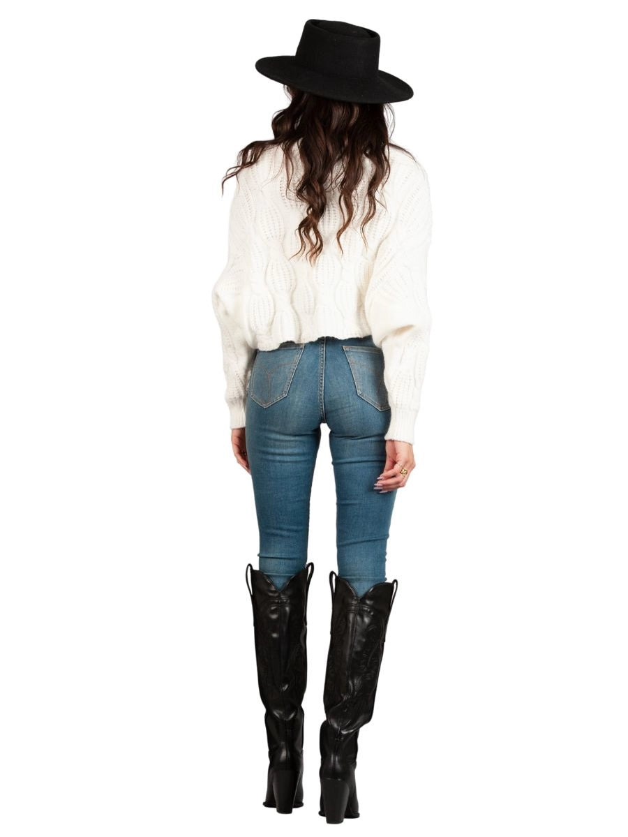 Women’s White Cardigan