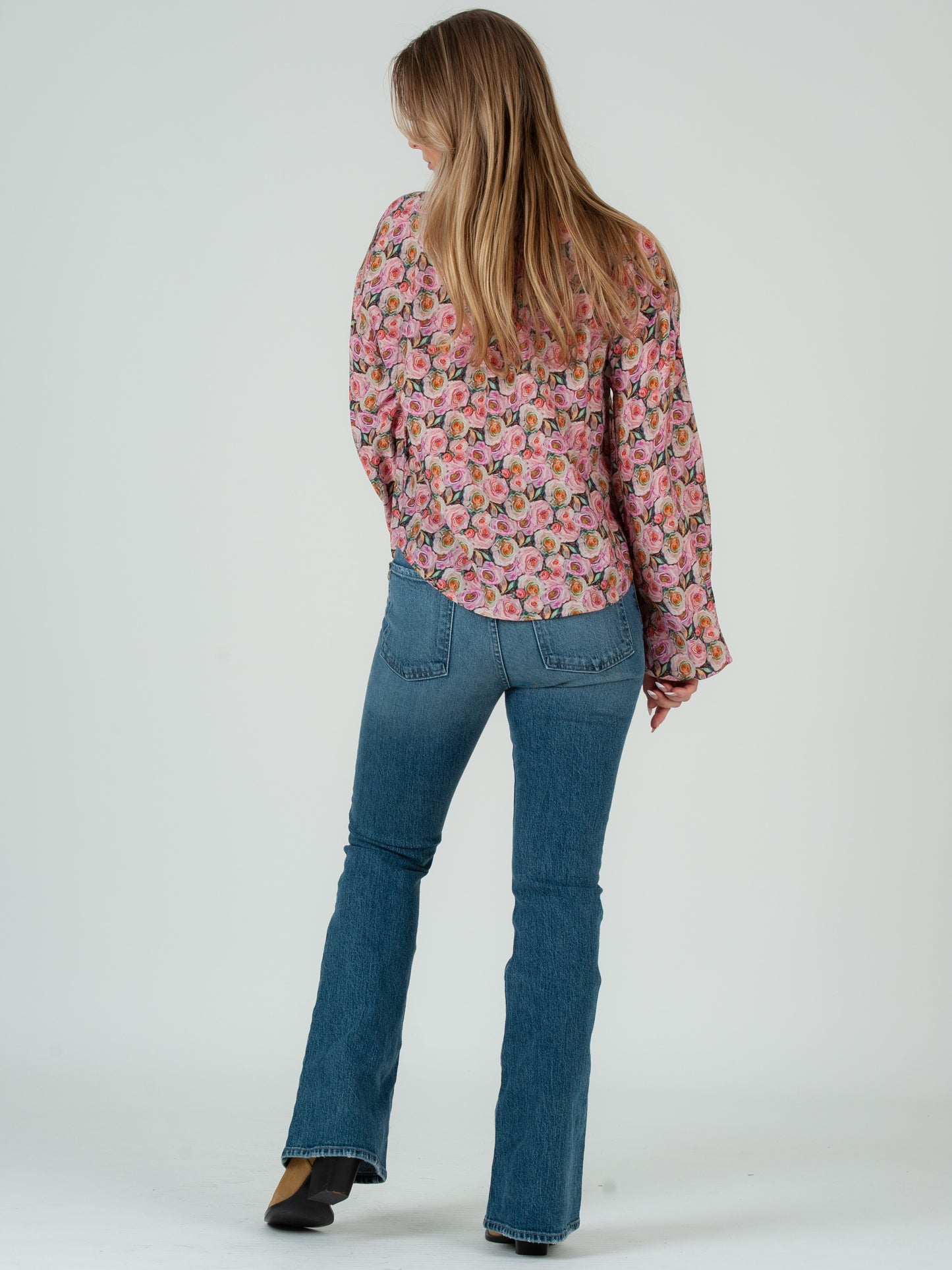 Women’s Rose Floral Blouse