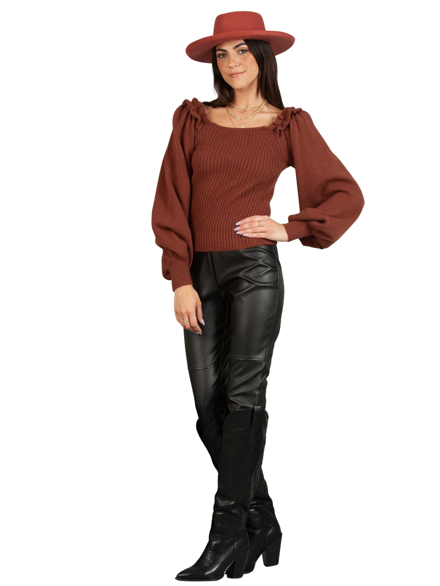 Women’s Square Neck Sweater