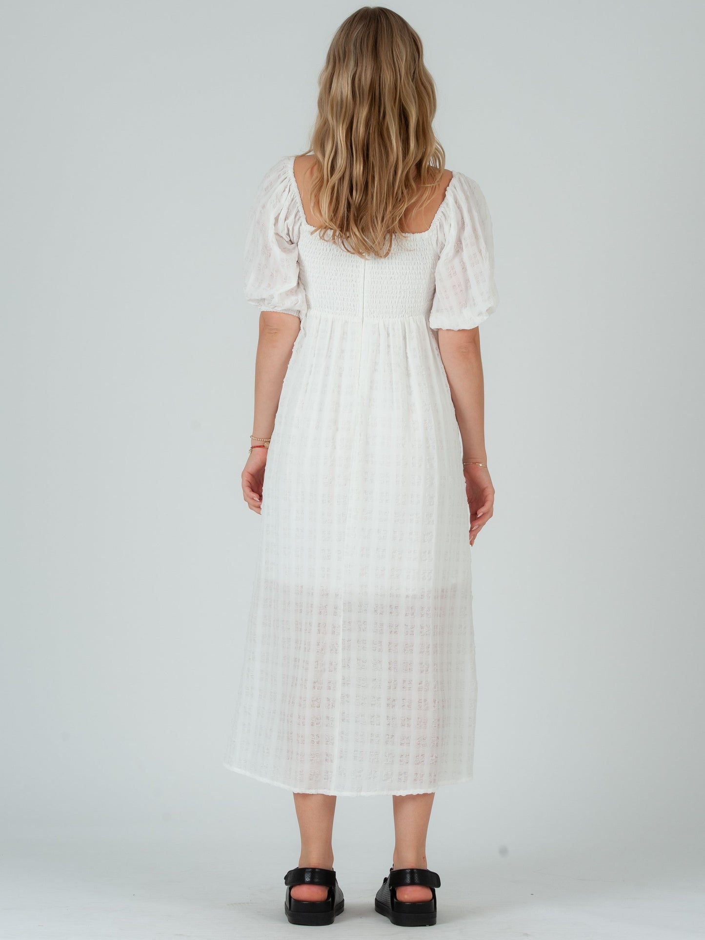 Women’s Gingham Midi Dress