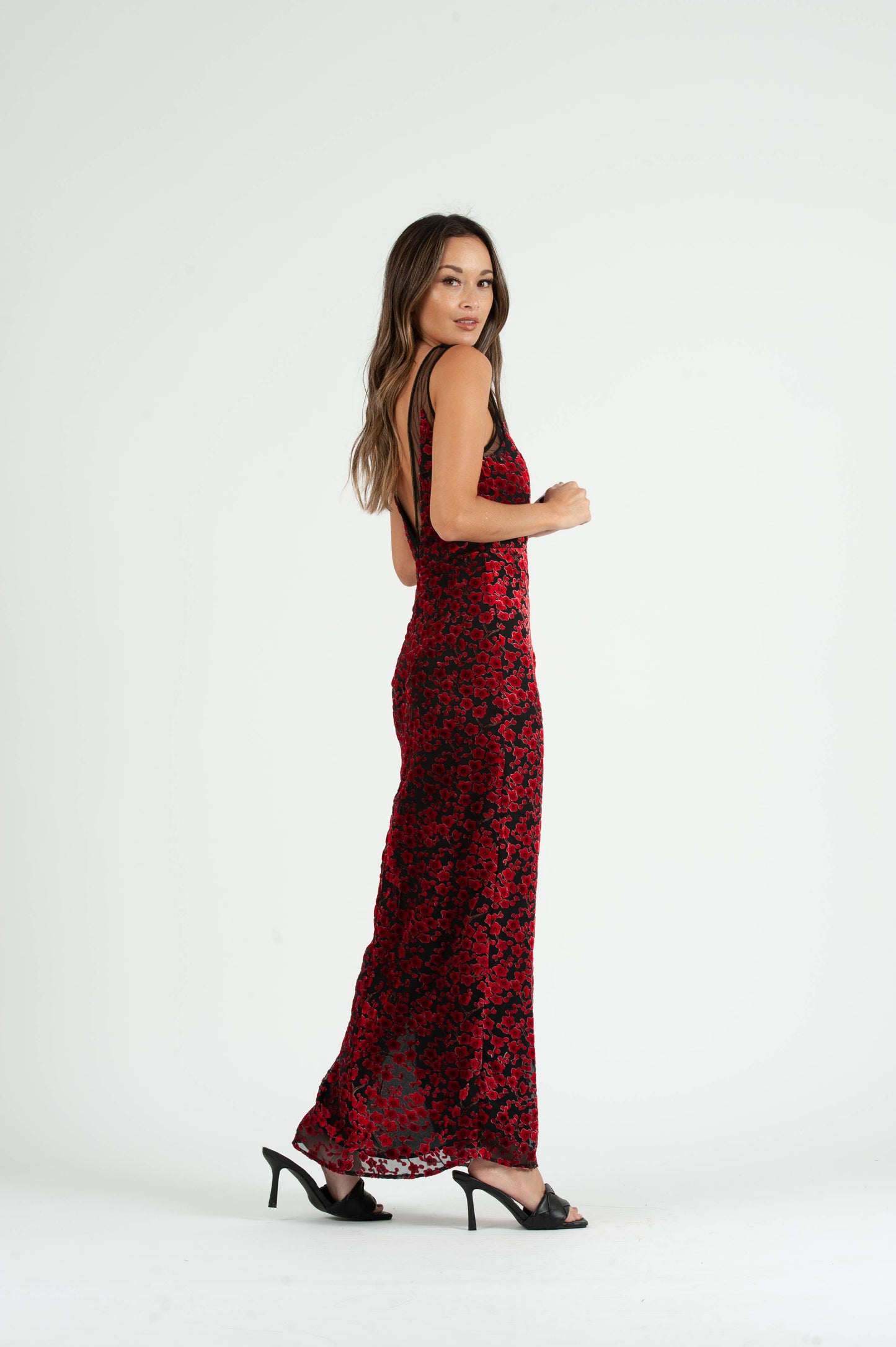 Women’s Velvet Burnout Dress