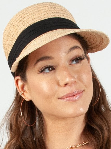 Women’s Grass Sun Cap with Sash