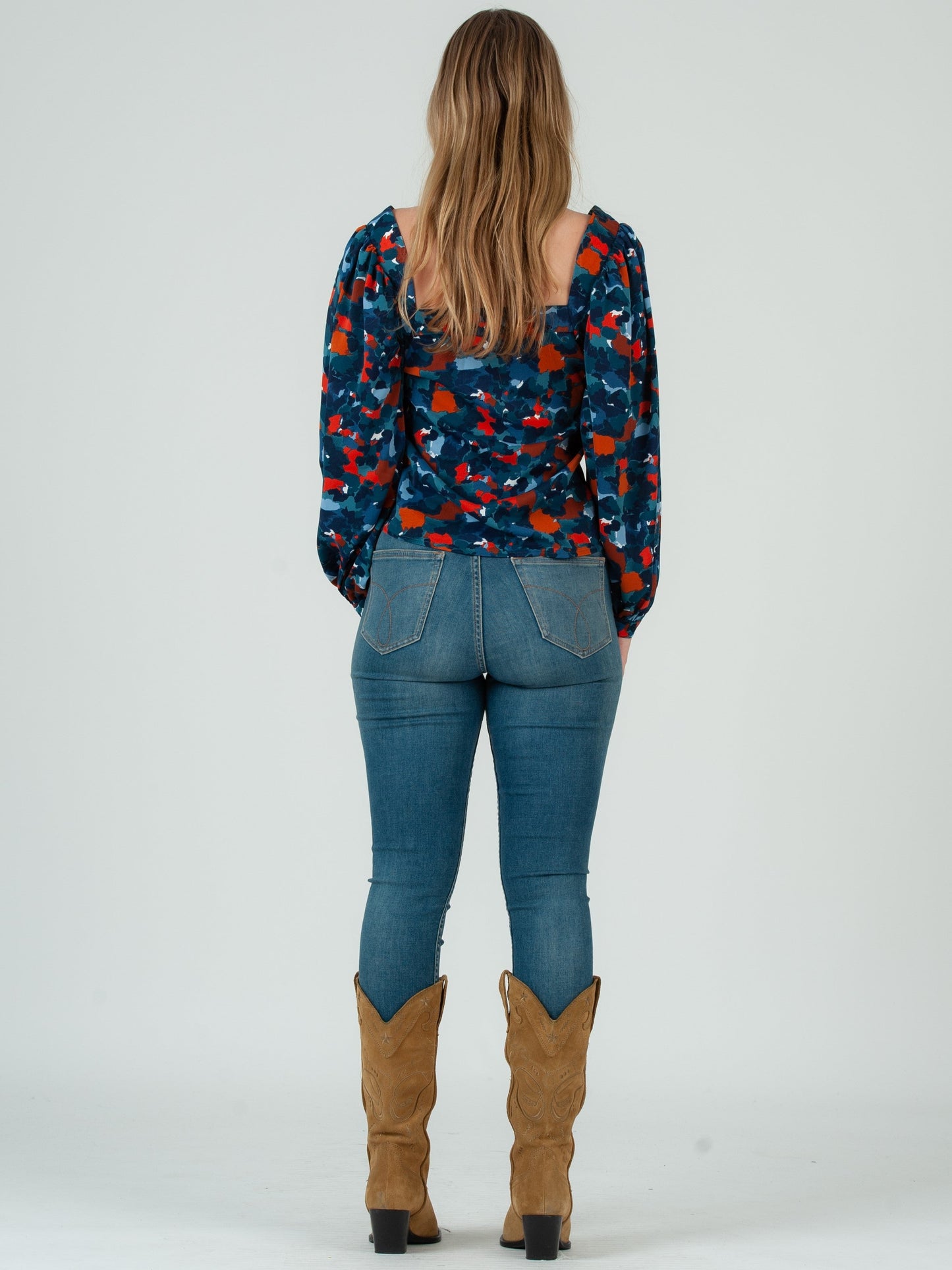 Women’s Abstract Print Blouse