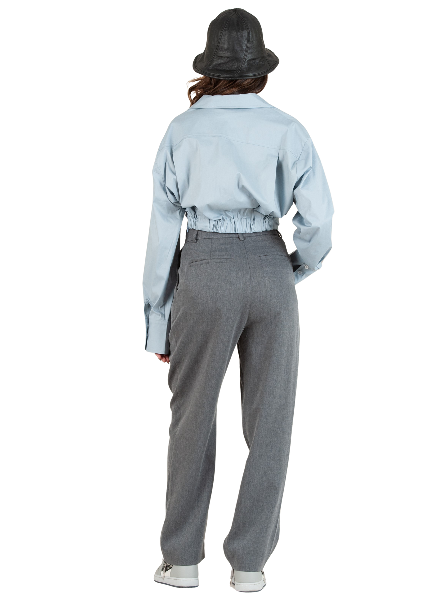 Women’s Poplin Twist Front Shirt