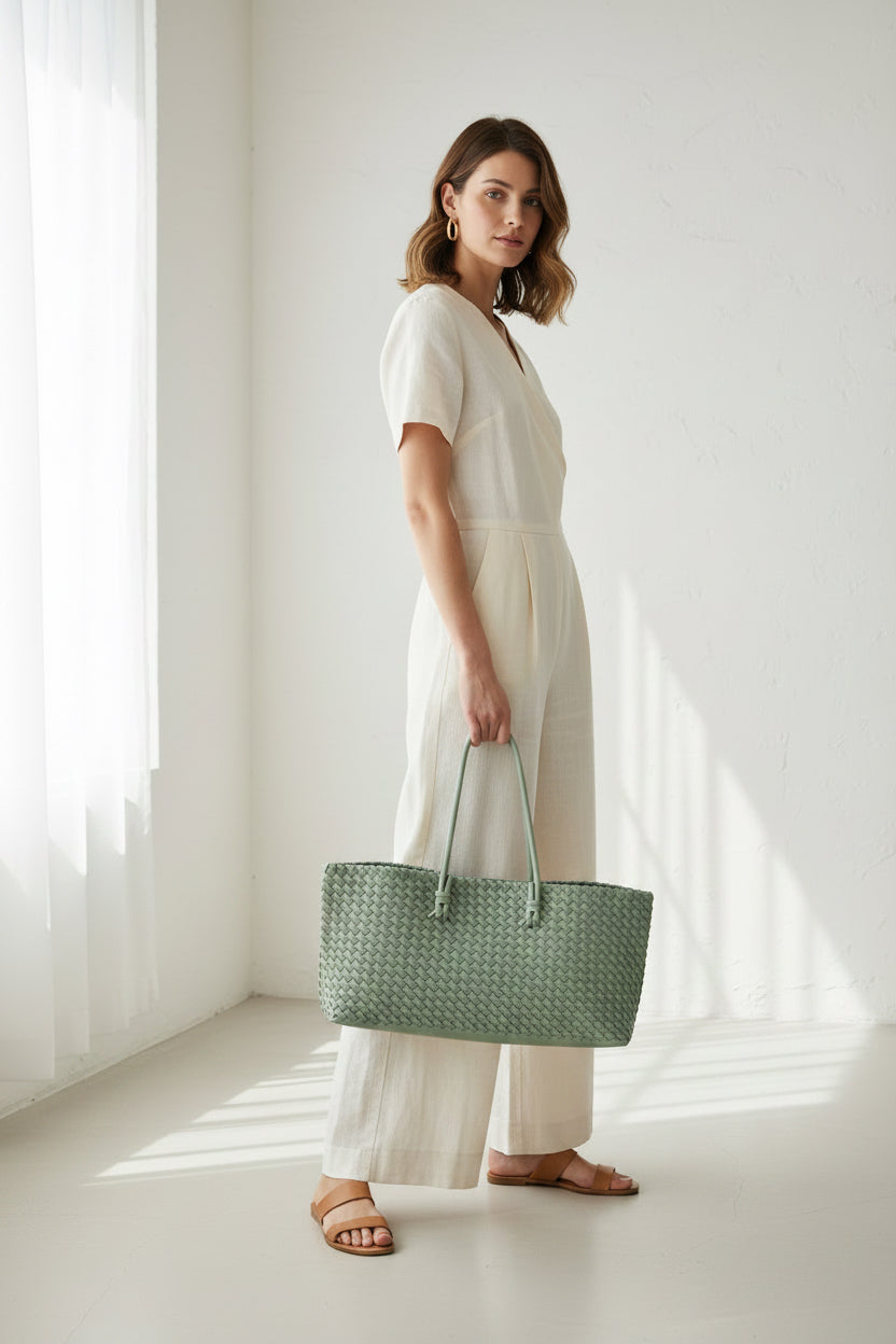 Women’s Vegan Leather Baguette Purse