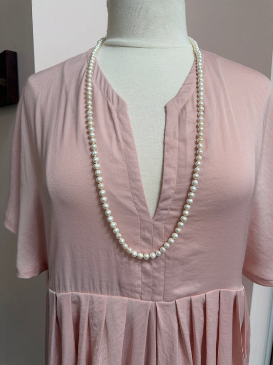 Women’s Fresh Pearl Long Necklace