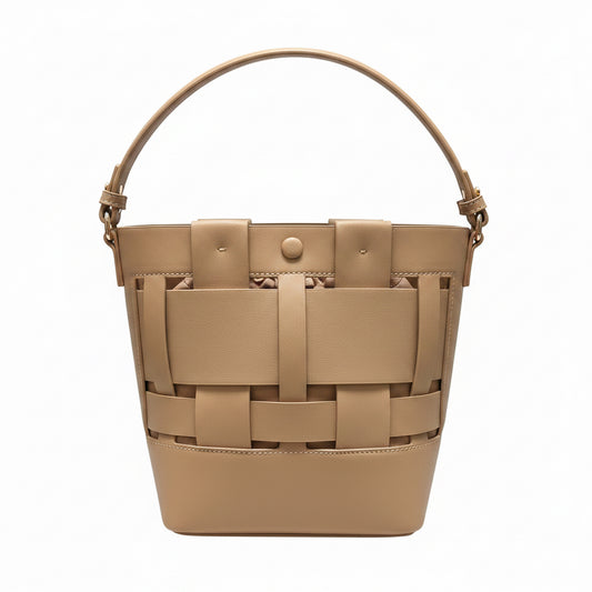 Women’s Pleather Bucket Bag