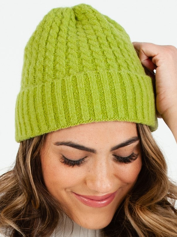 Women’s Cable Knit Fisherman Beanie
