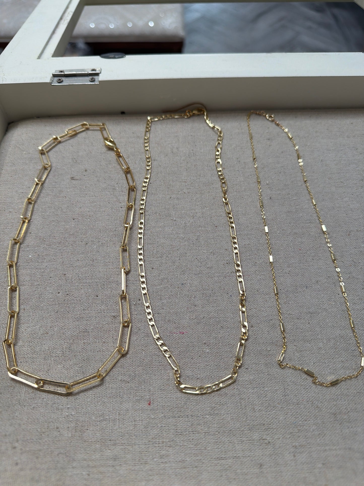 18k vermeil chain necklaces