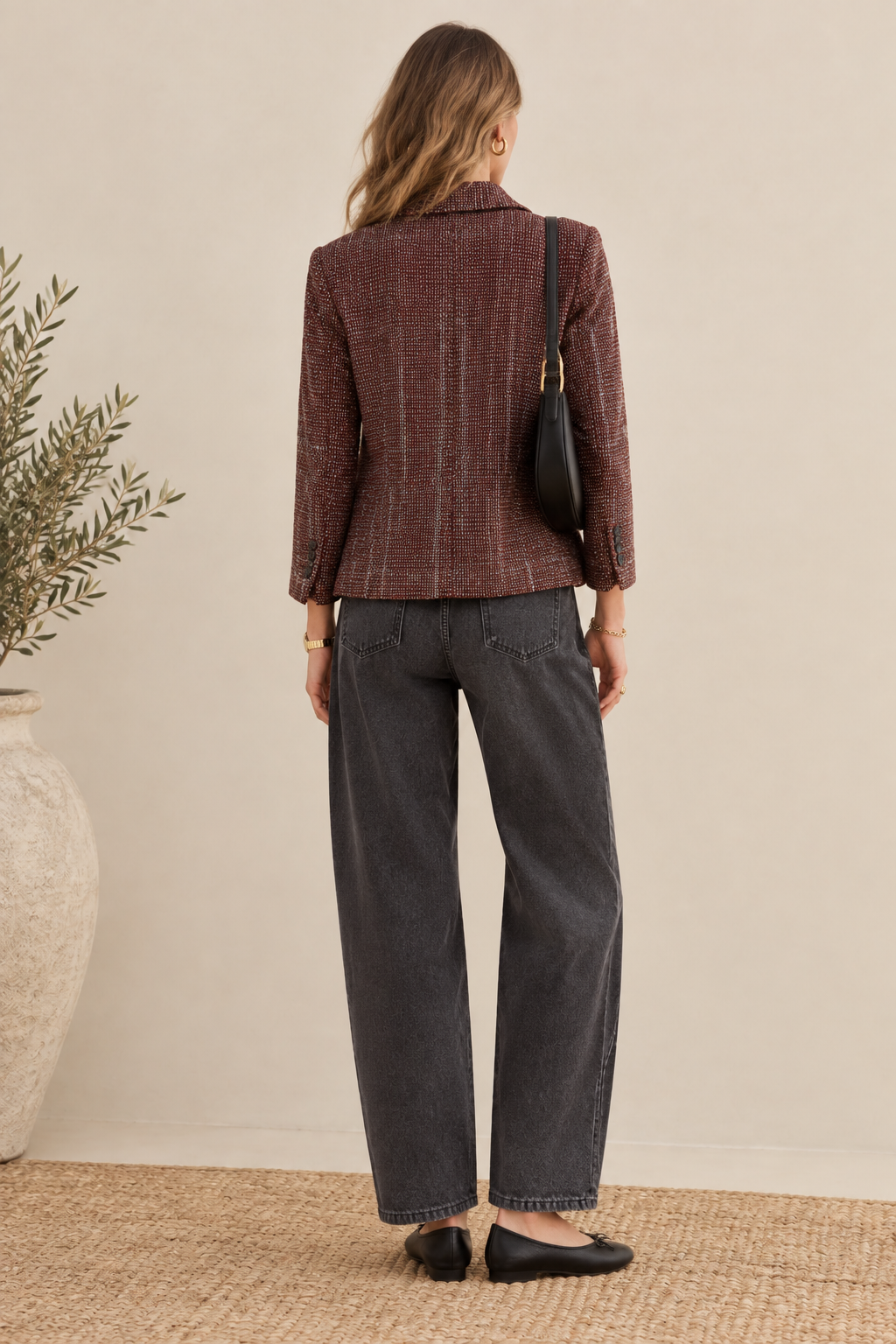 Women’s Tweed Moto Jacket