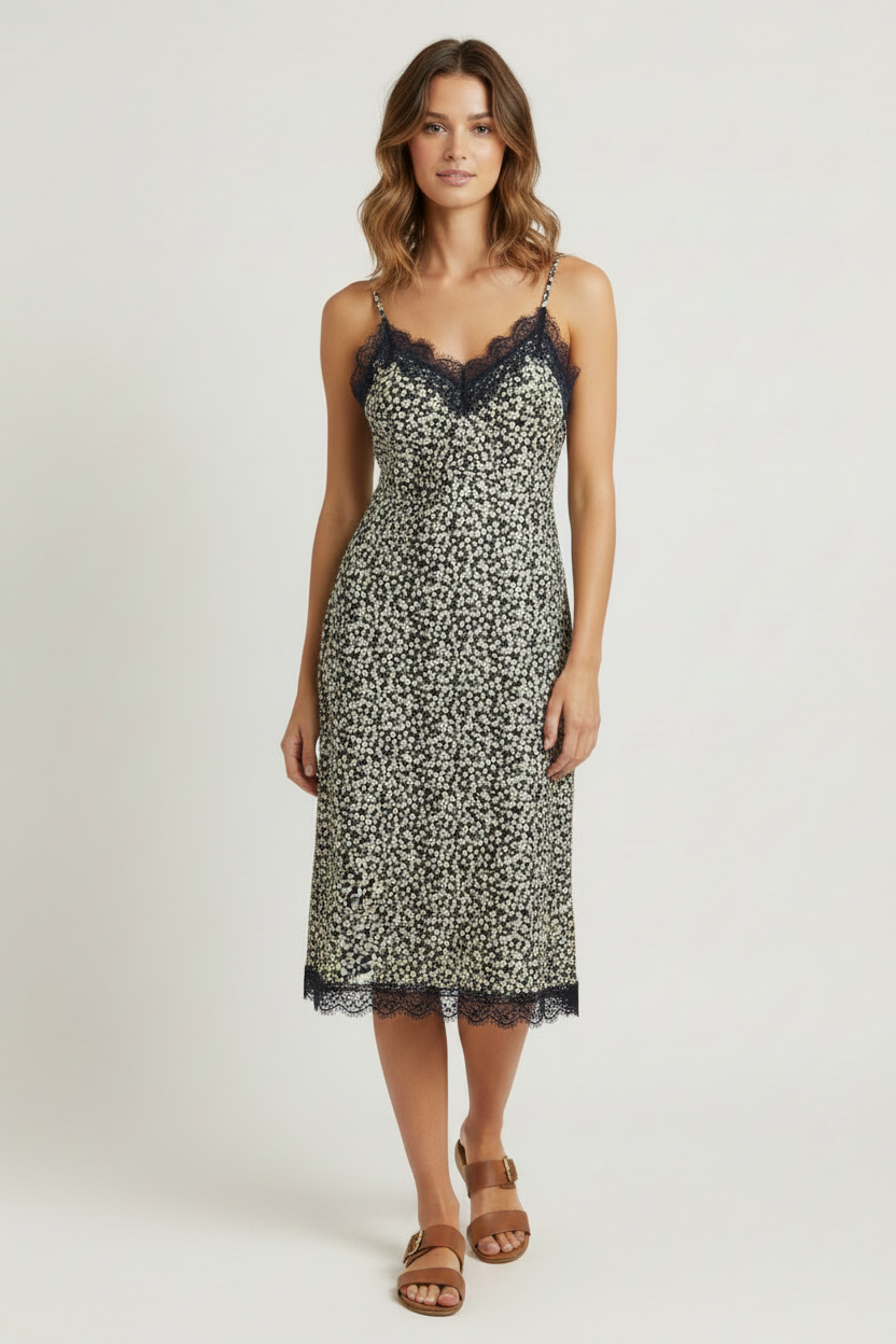 Women’s Lace Trim Slip Dress