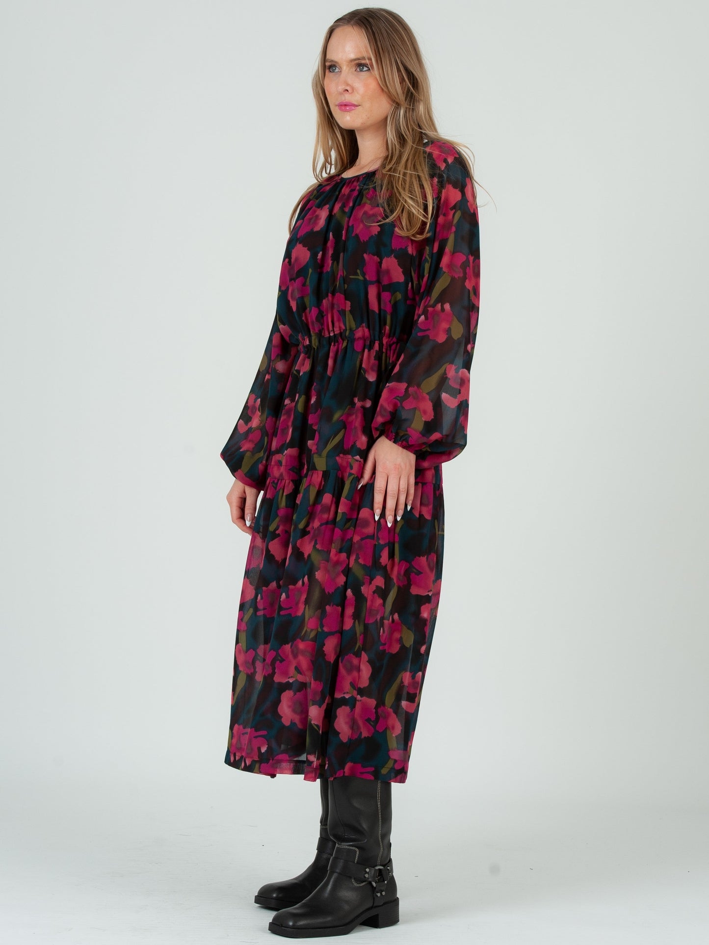 Women’s Large Floral Midi Dress