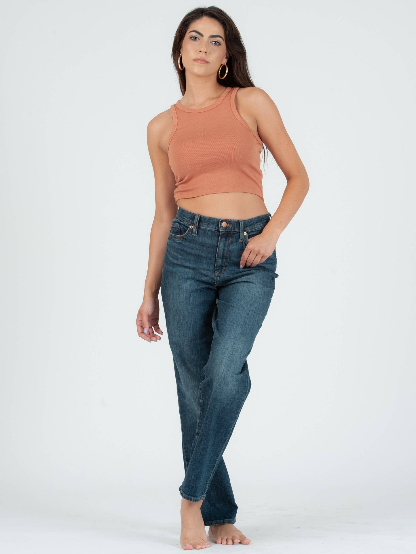 Women's Knit Tank Top CLAY
