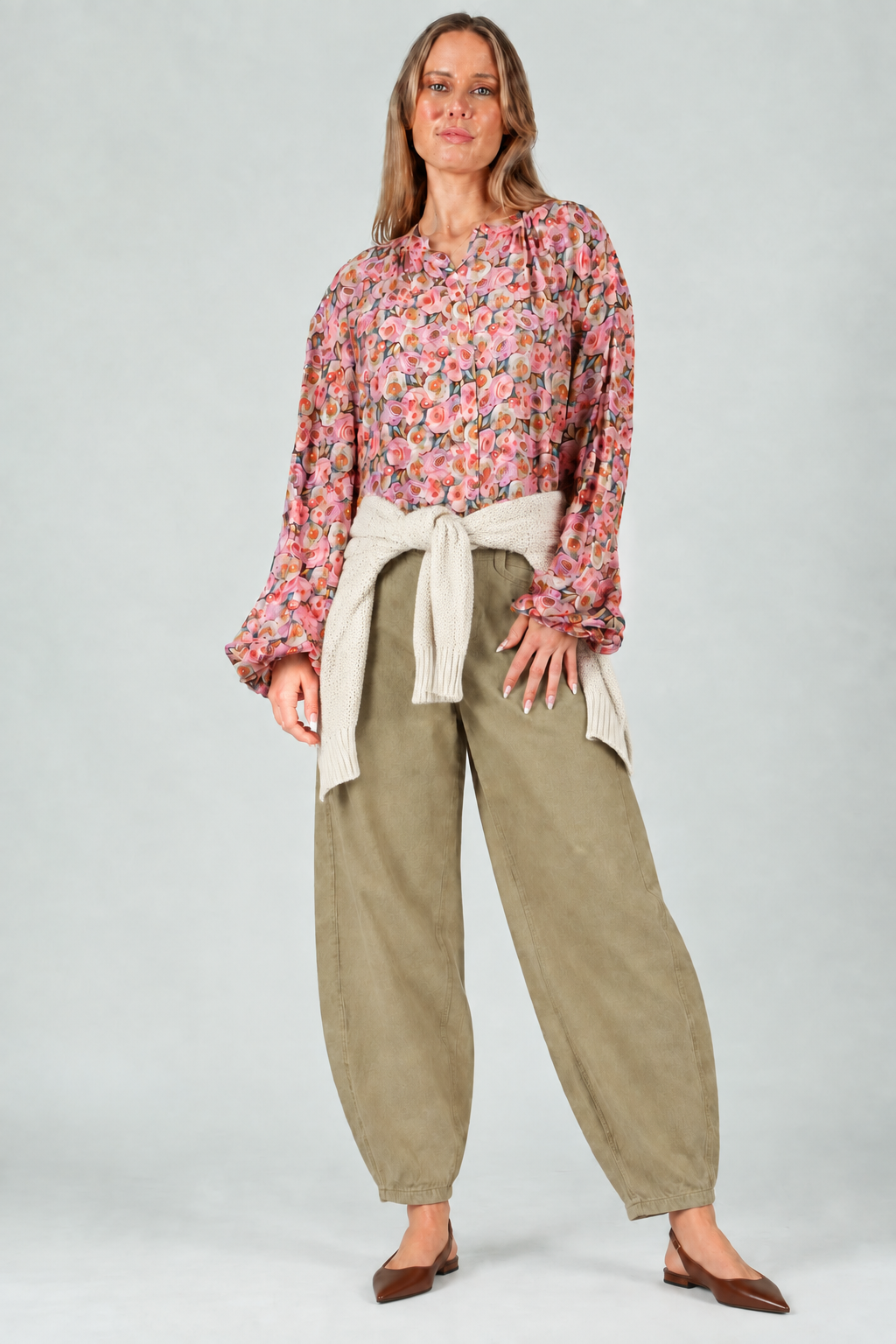 Women’s Rose Floral Blouse