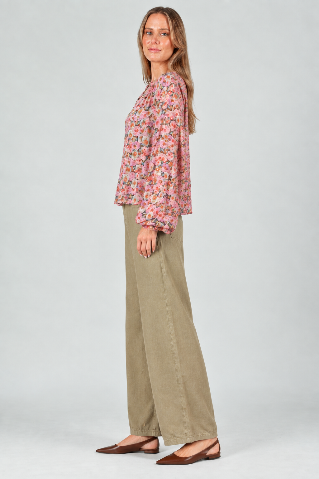 Women’s Rose Floral Blouse