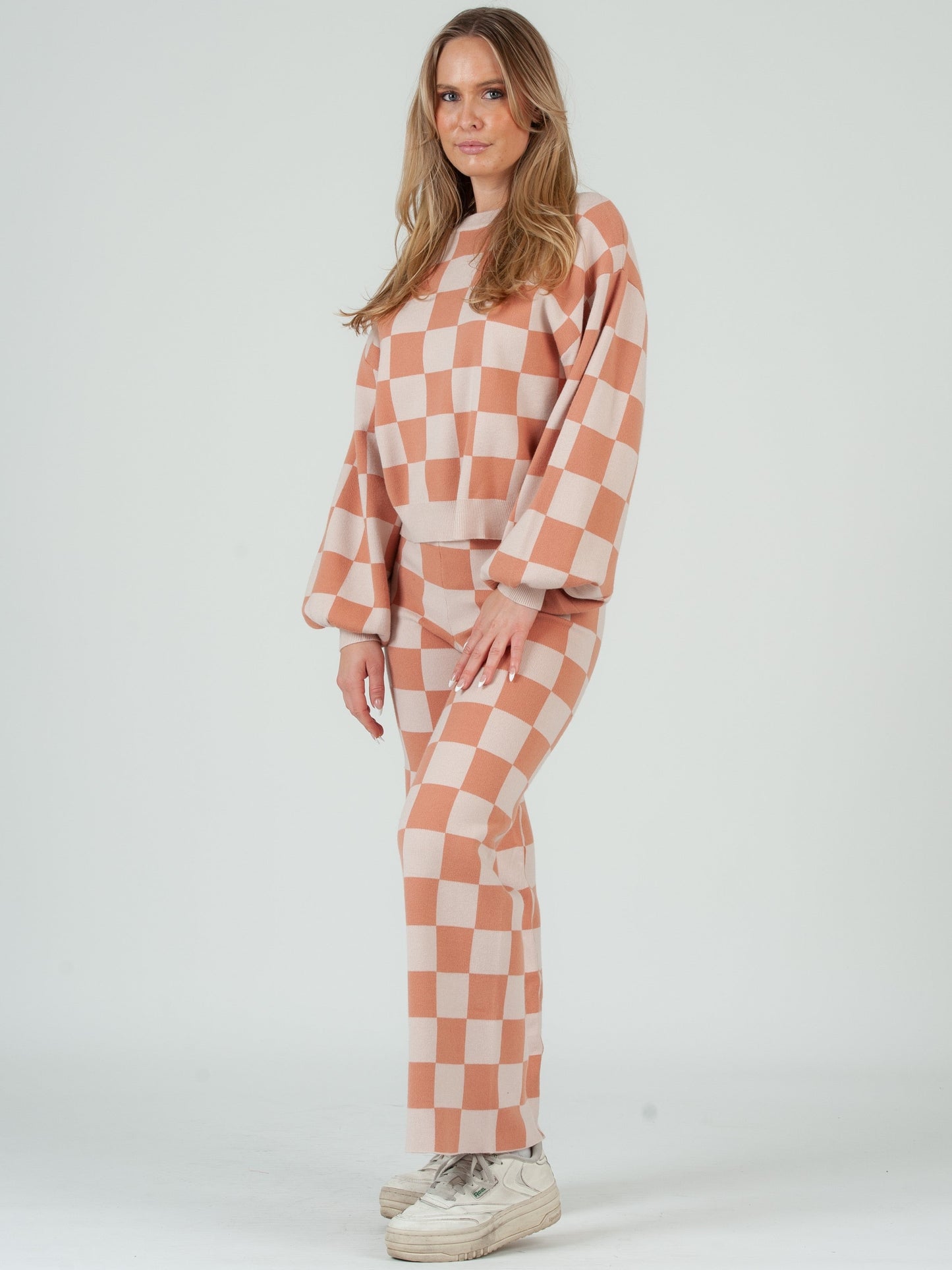 Women’s Checkered Sweater pants
