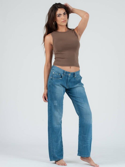 EDEN THROWBACK TANK TOP-ESPRESSO