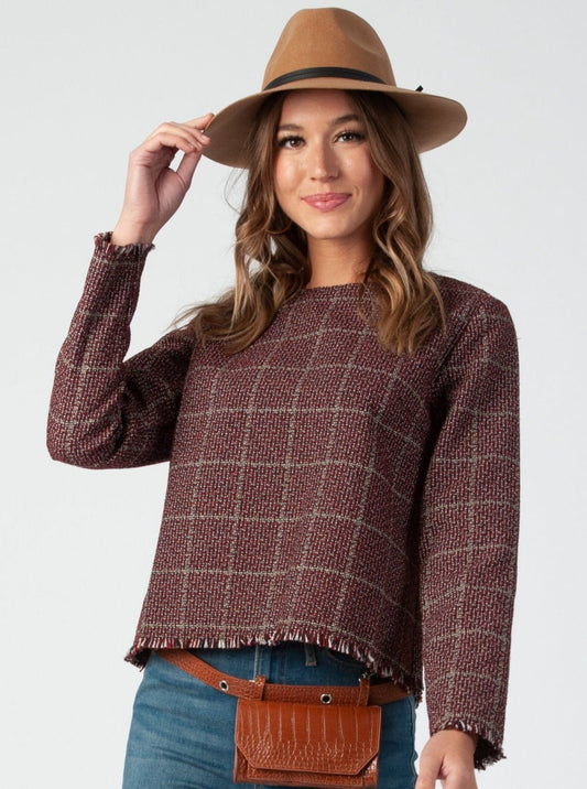 Women’s Tweed Blouse