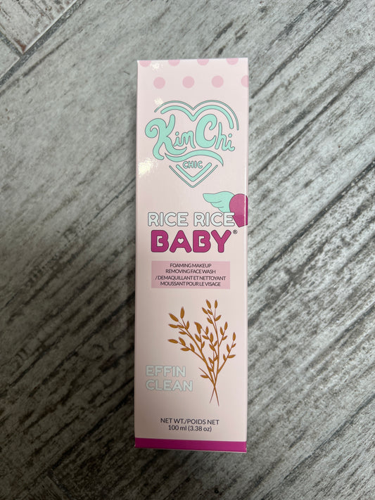 Kim Chi Chic Rice Baby Foaming Make Up Removing Foaming Face Wash