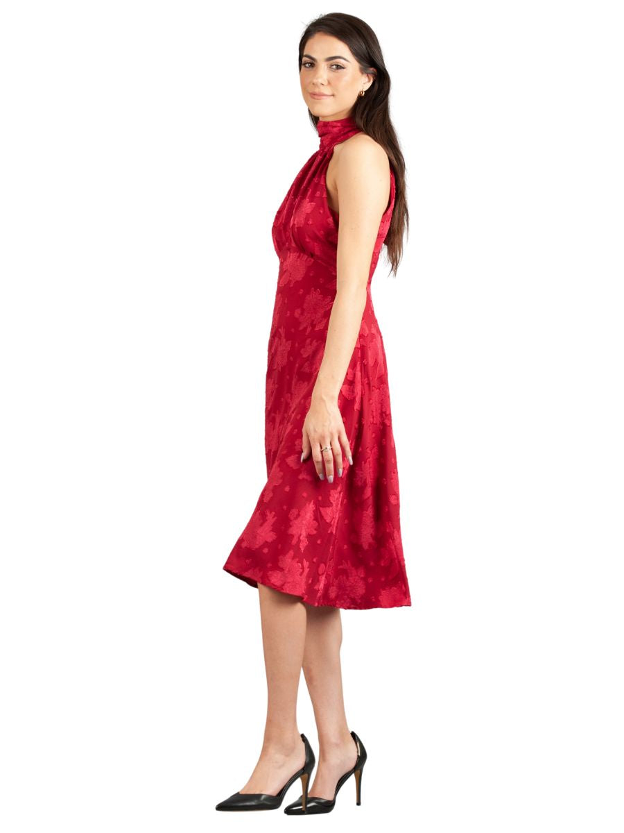 Women’s Mock Neck Midi Dress