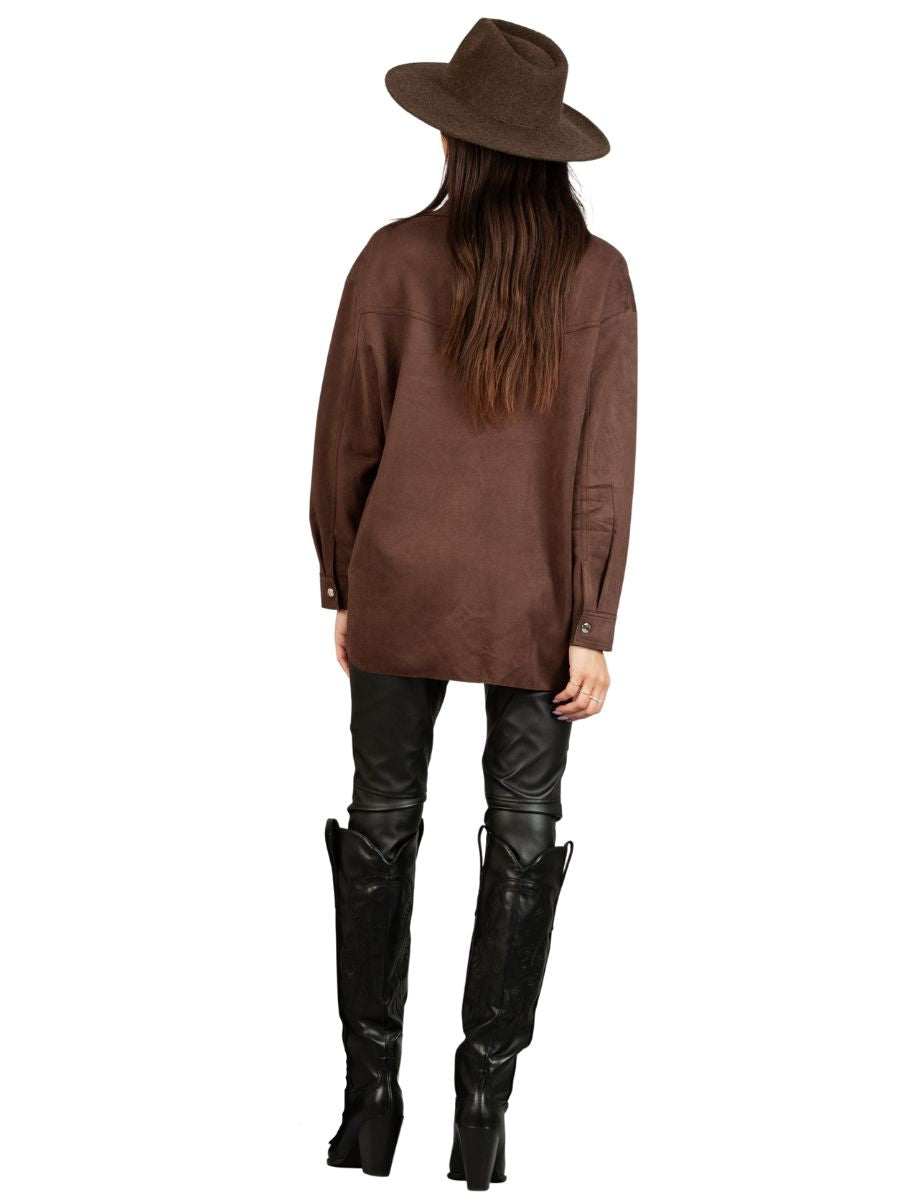 Women’s Faux Suede Shacket