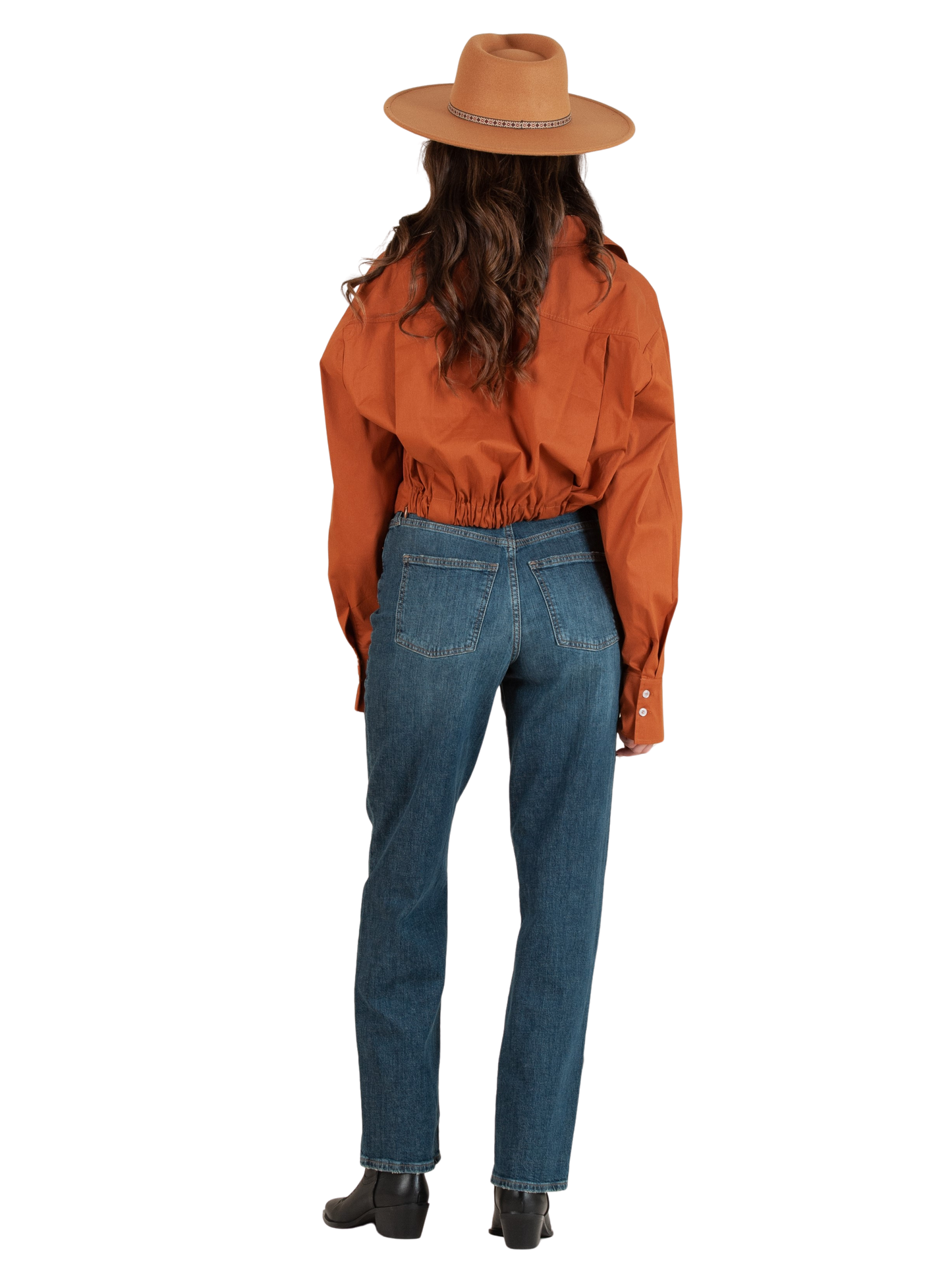 Women’s Poplin Twist Front Shirt