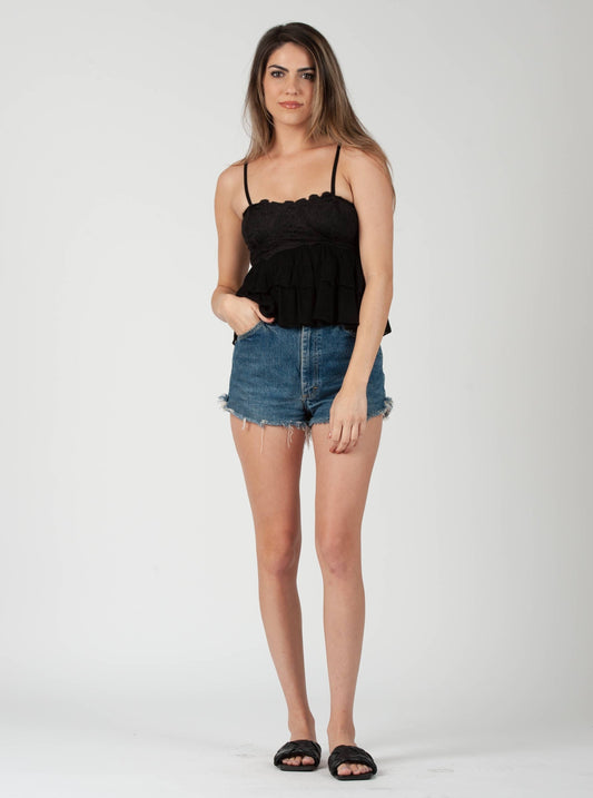 Women’s Lace overlay Cami Too