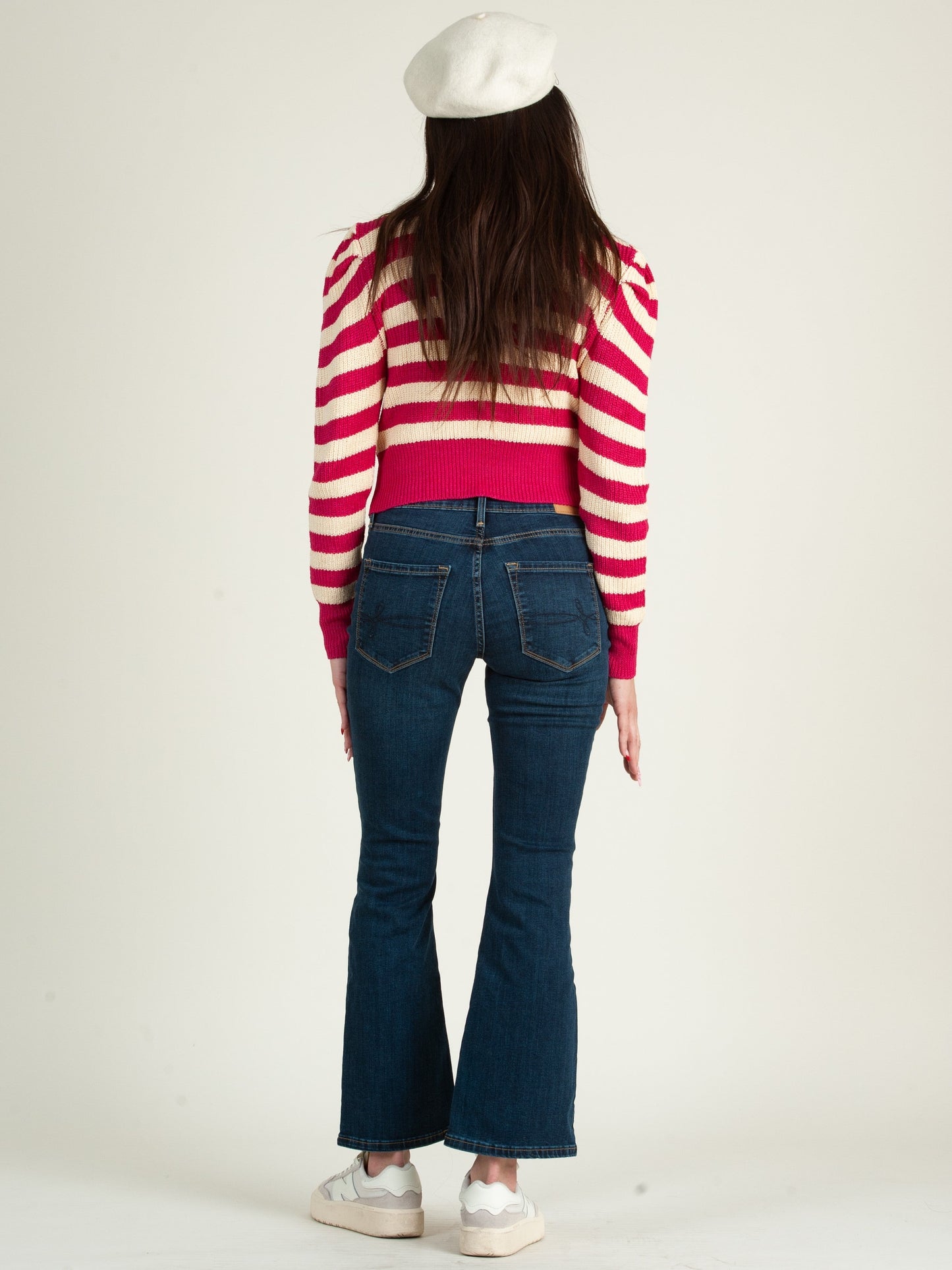Women’s Striped Crew Neck Sweater