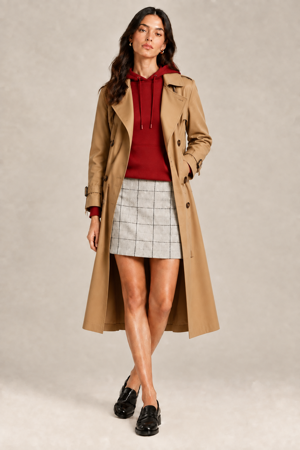 Women’s A-Line Tweed Skirt