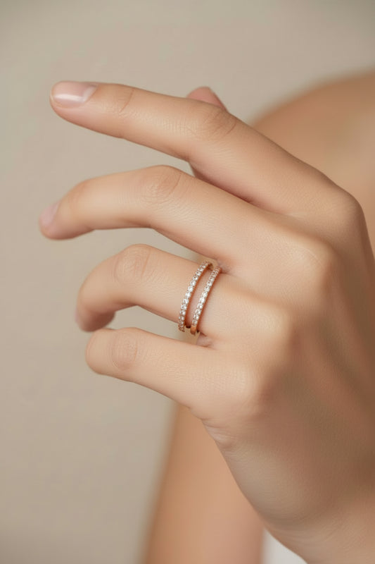 Women’s Gold Cz Rings