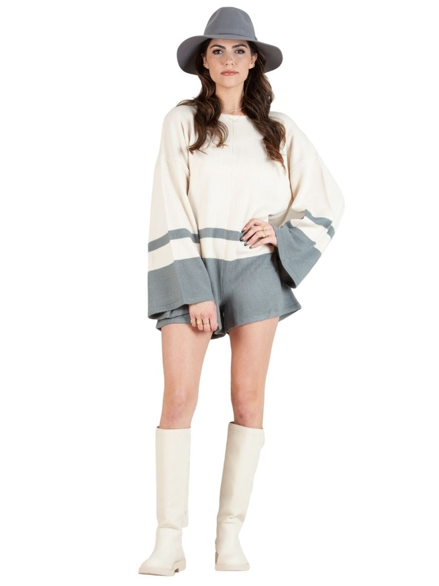 Women’s Knit Sweater Romper