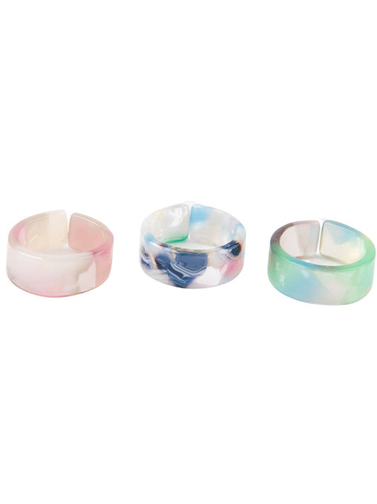 Assorted resin rings