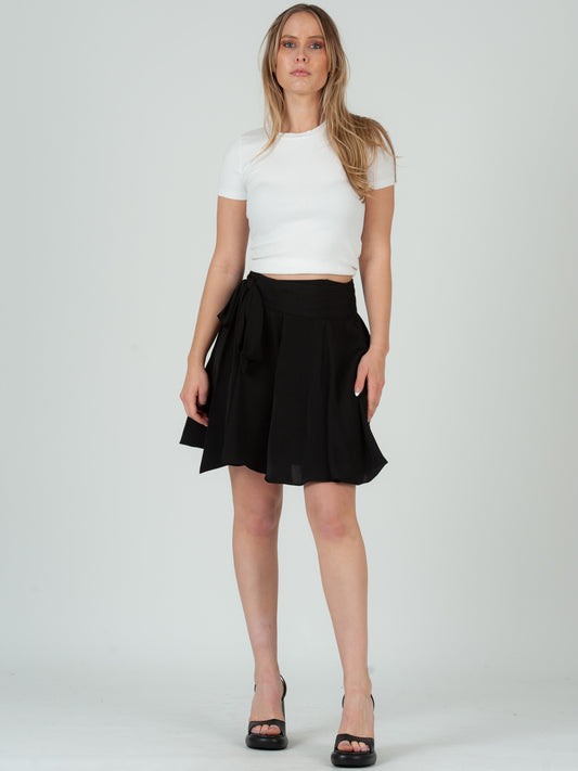 Women’s Satin Wrap Skirt