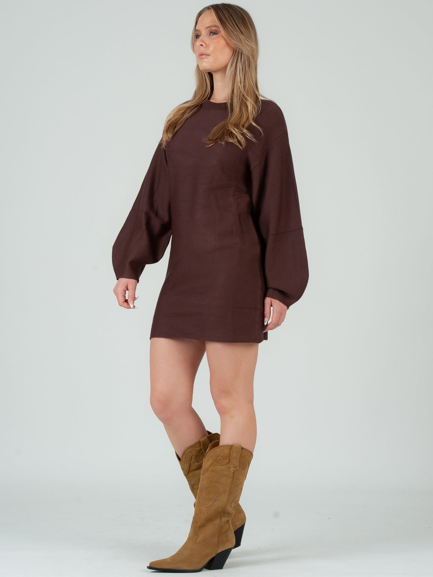 Women’s Mock Neck Sweater Dress