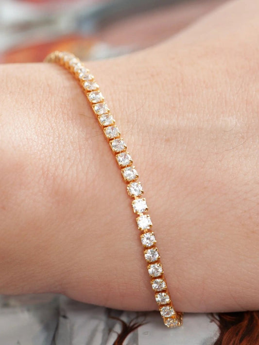 TENNIS BRACELET-WHITE