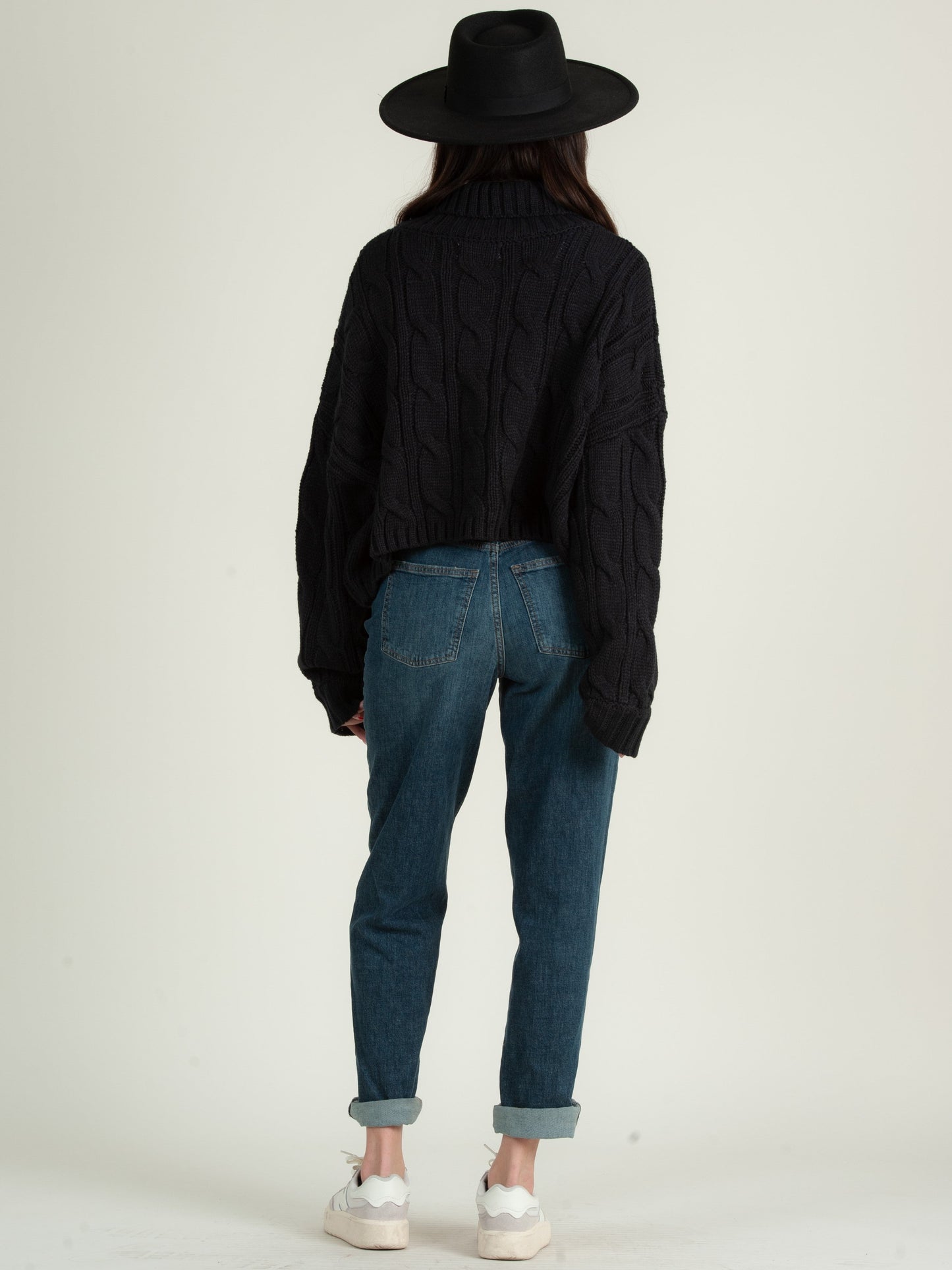 Women’s Cable Knit Turtleneck Sweater