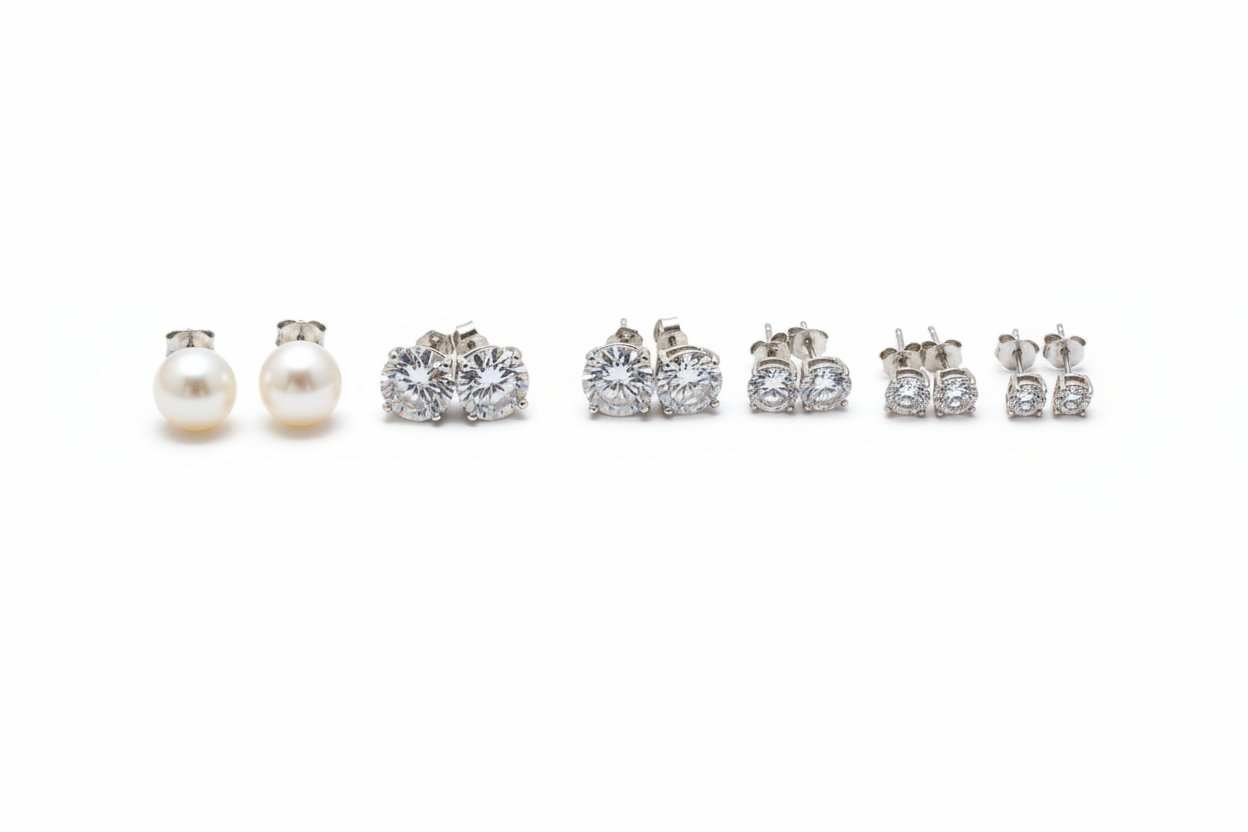 Sterling Silver Stud Earrings