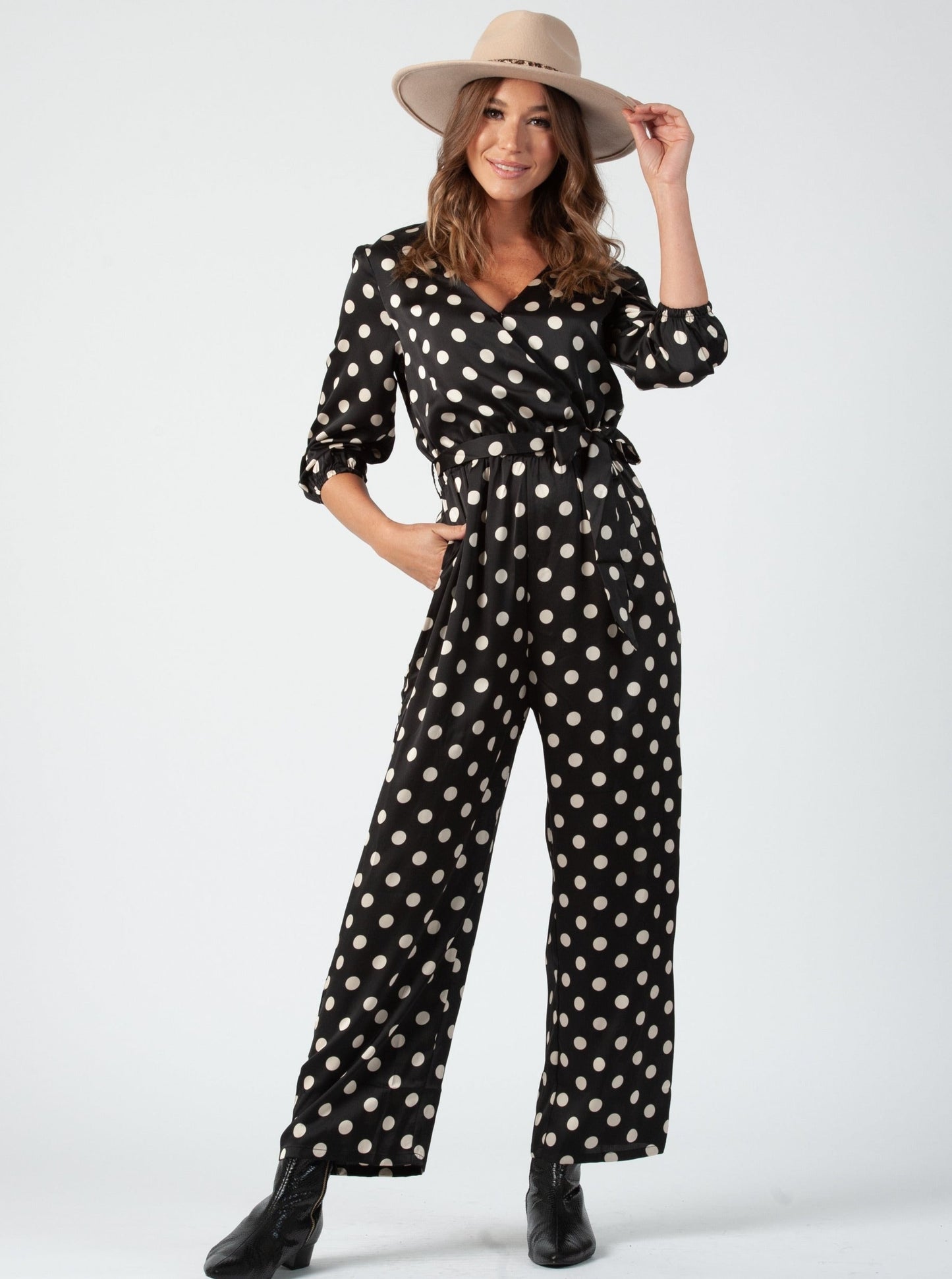 Women’s Big Polka Dot Jumpsuit
