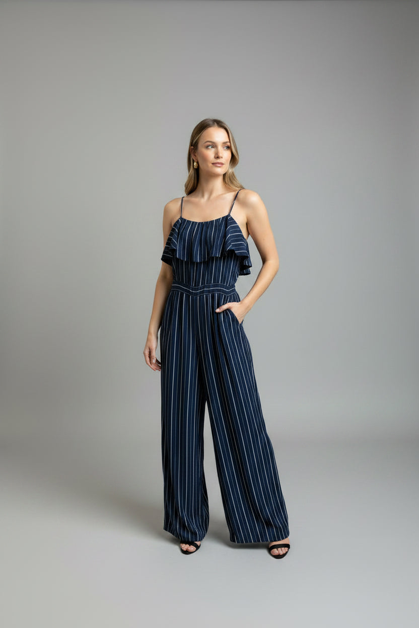 Women’s Striped Jumpsuit