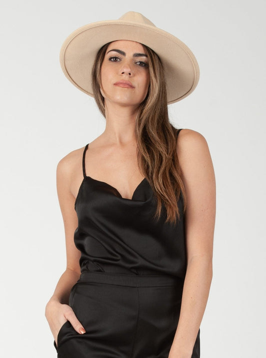 Women’s Black Satin Cami