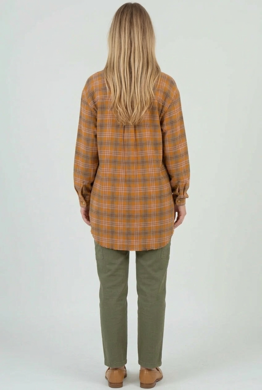 Women’s Plaid Flannel Tunic