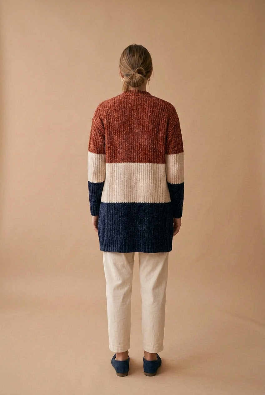 Women’s Chenille Long Cardigan