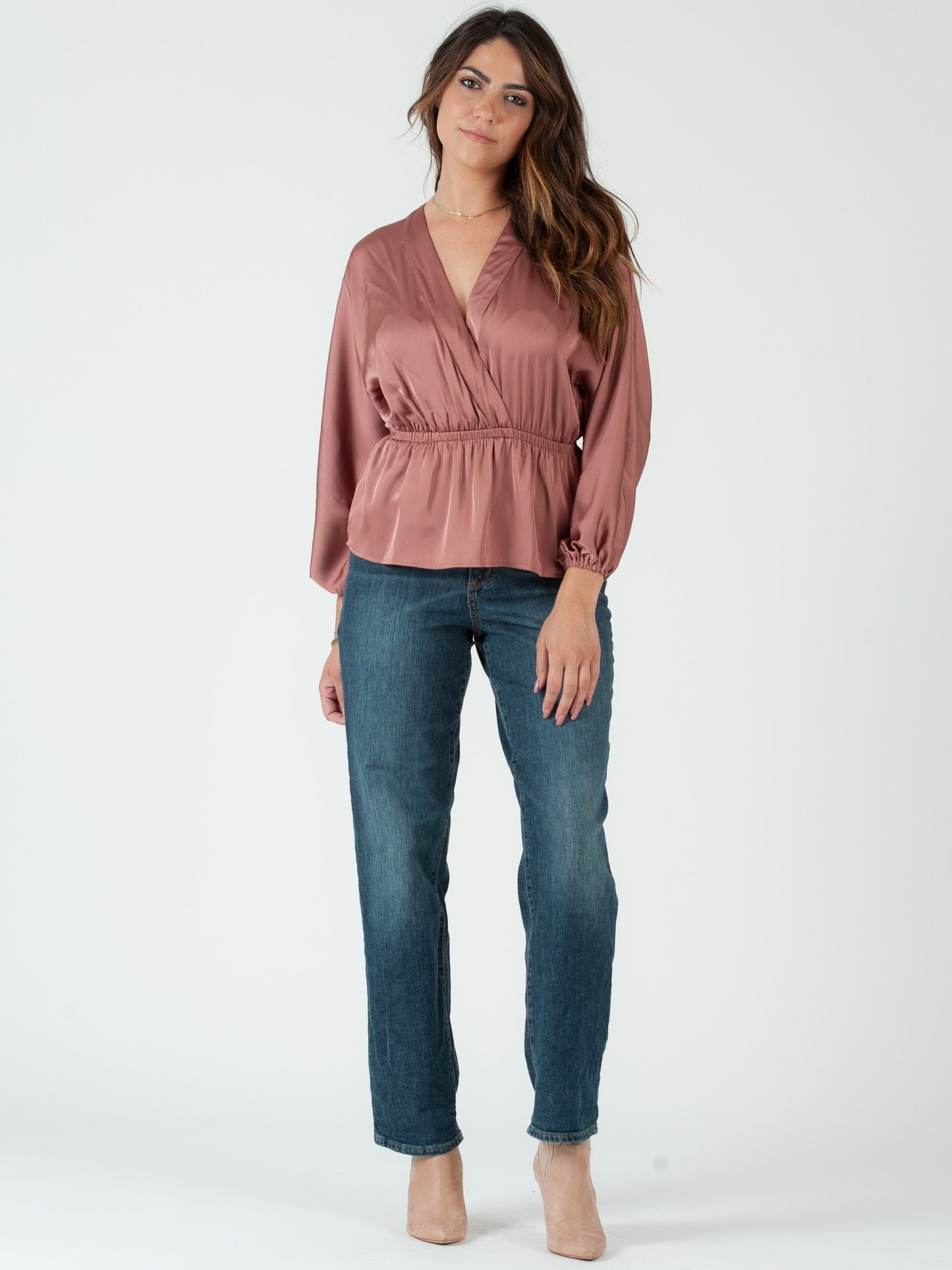 Women’s Brushed Satin Blouse