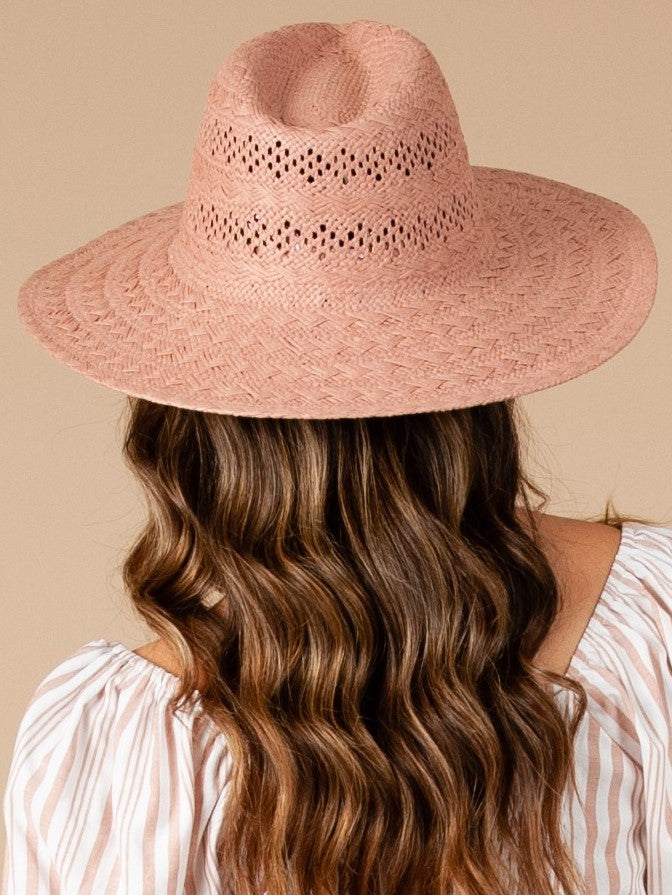 VENTURA PAPER FEDORA-MAUVE