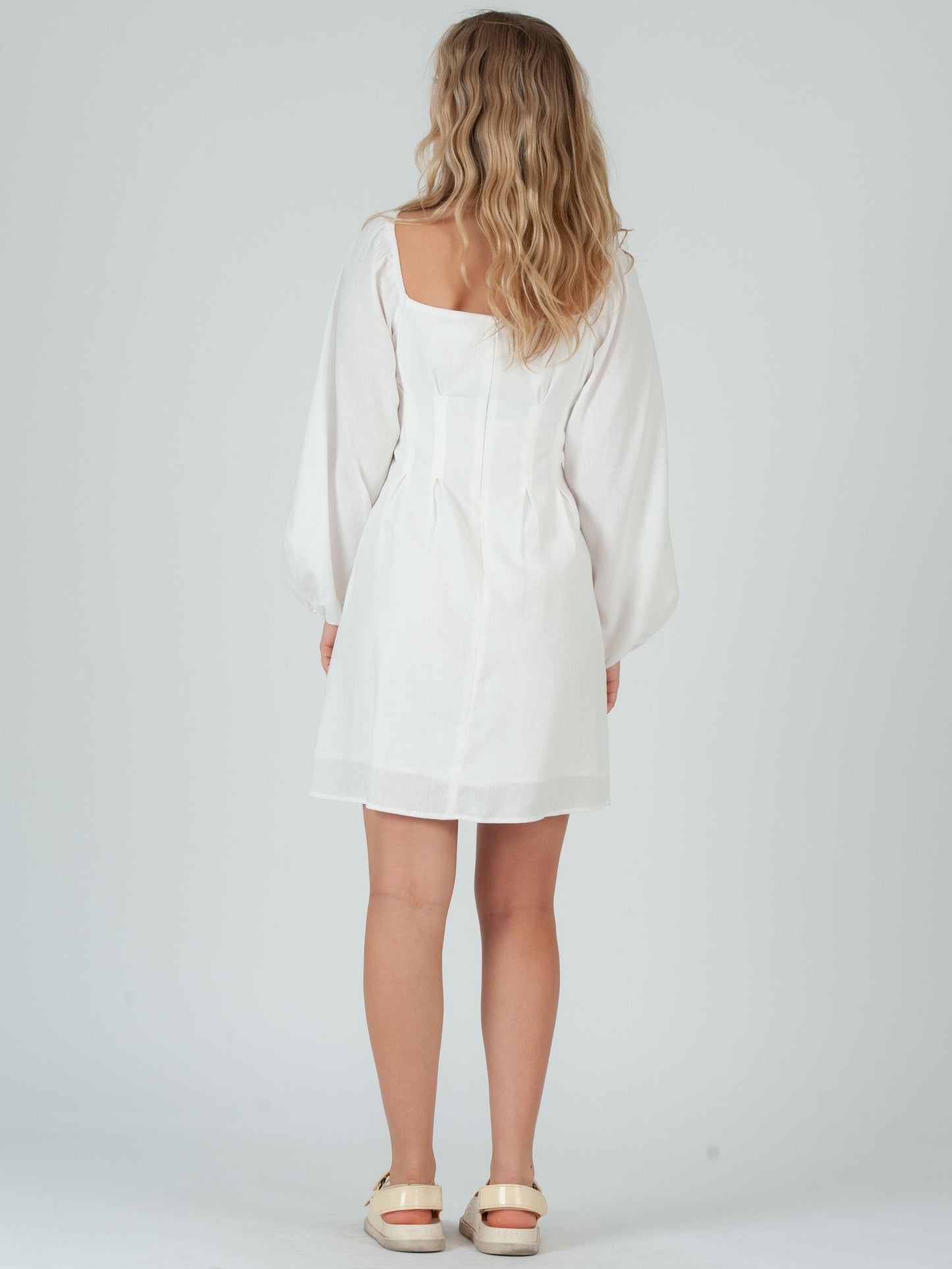 Women’s Linen Button Front Dress